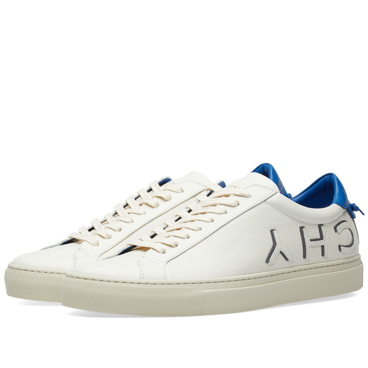 Photo: Givenchy Reverse Letters Low Top Sneaker White