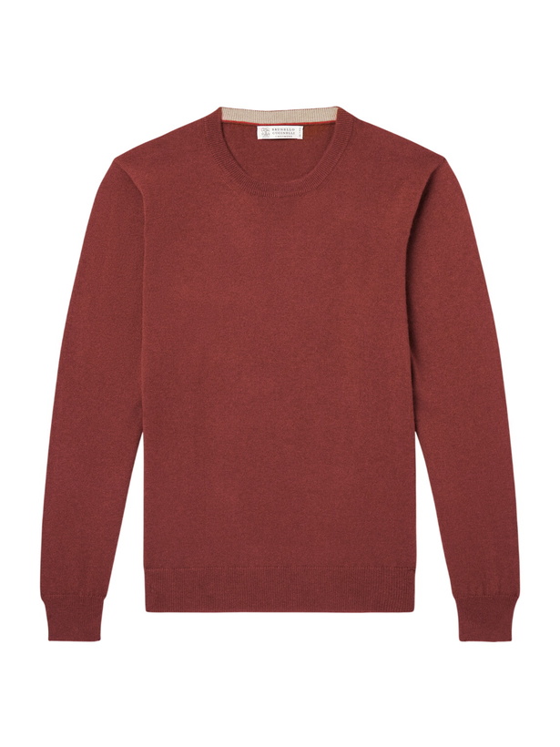 Photo: Brunello Cucinelli - Cashmere Sweater - Red