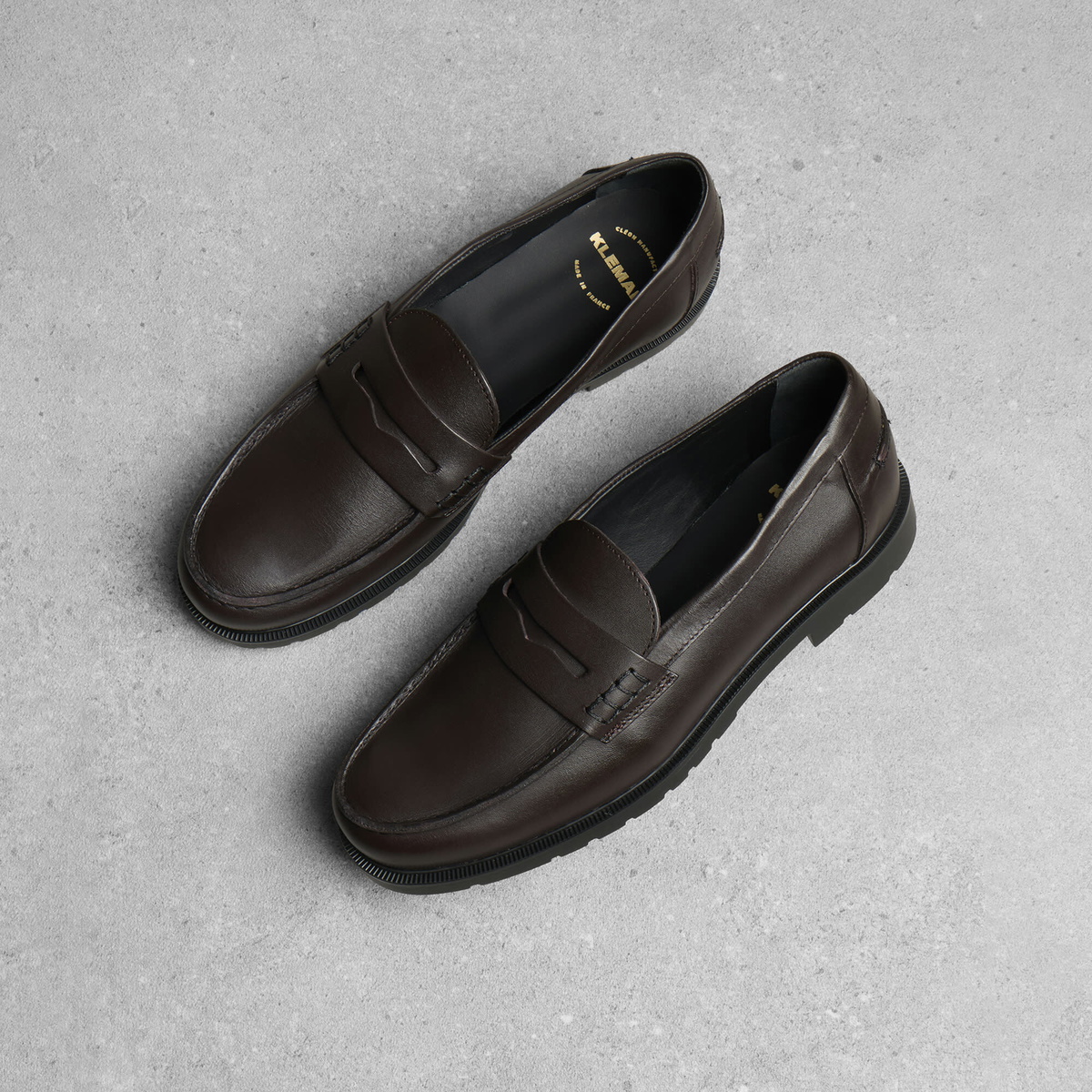 KLEMAN Men's Escale Loafer in Bordeaux