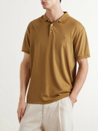 Polo Ralph Lauren - Logo-Embroidered Cotton-Jersey Polo Shirt - Brown