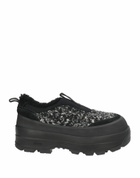 Diemme Badia Basso Shearling Womens Sneakers in Black