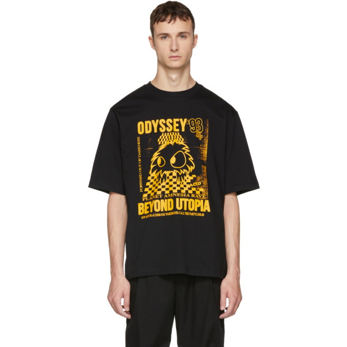 Photo: McQ Alexander McQueen Black and Yellow Rave Monster T-Shirt