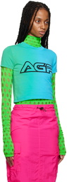 AGR Blue & Green Gradient T-Shirt