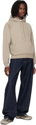 AMI Paris Beige Mirage Knit Sneakers