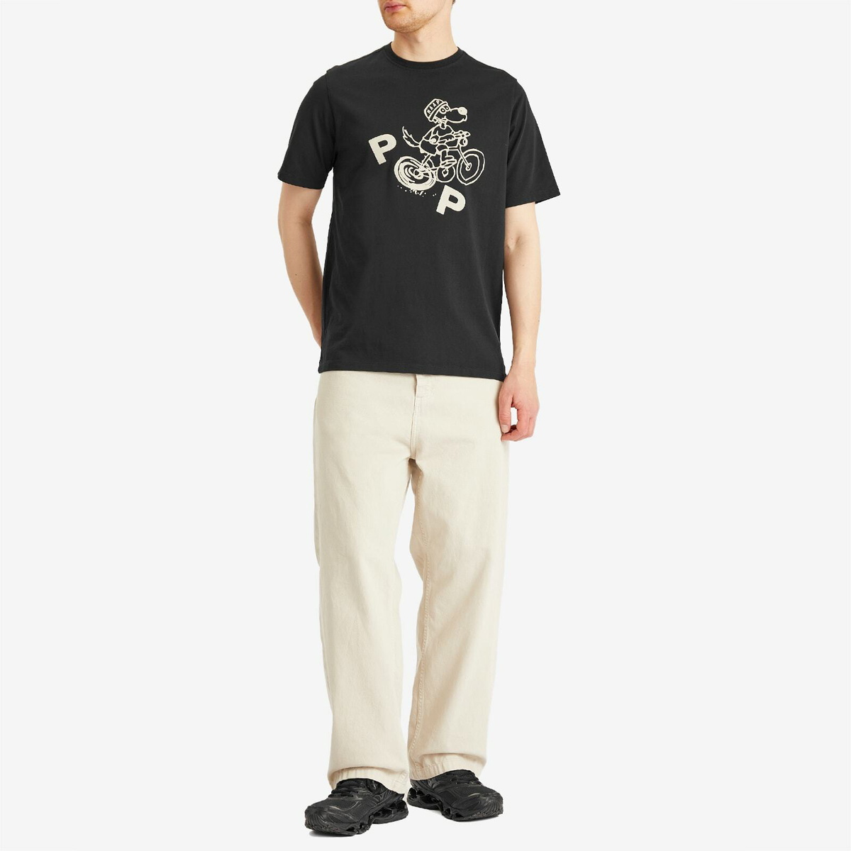 Pop Trading Company Men's x MAAP T-Shirt in Black