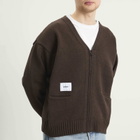 WTAPS Men's Palmer Zip Cardigan in Brown