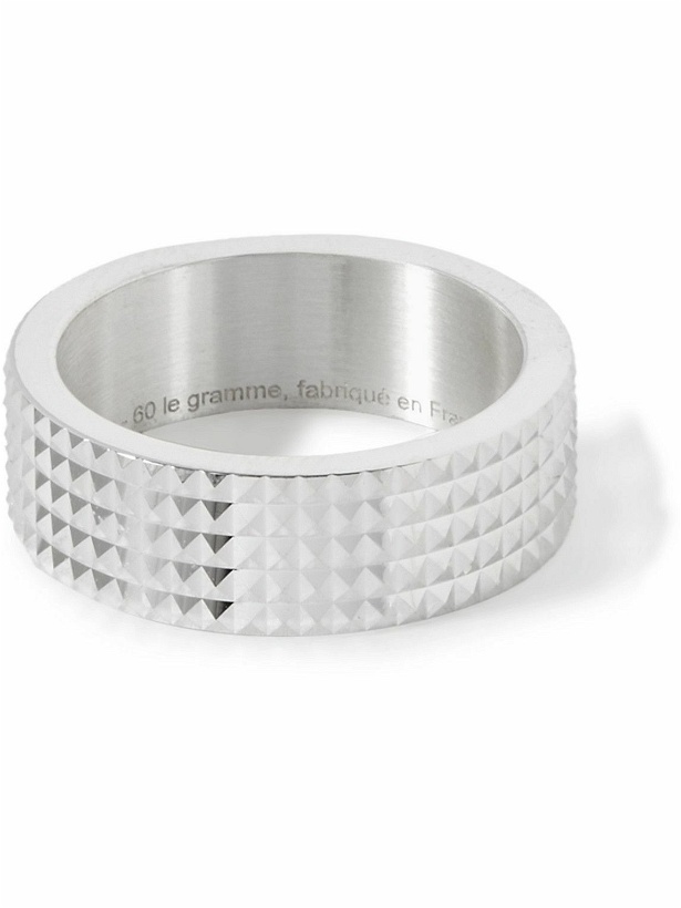 Photo: Le Gramme - Le 11g Pyramid Sterling Silver Ring - Silver