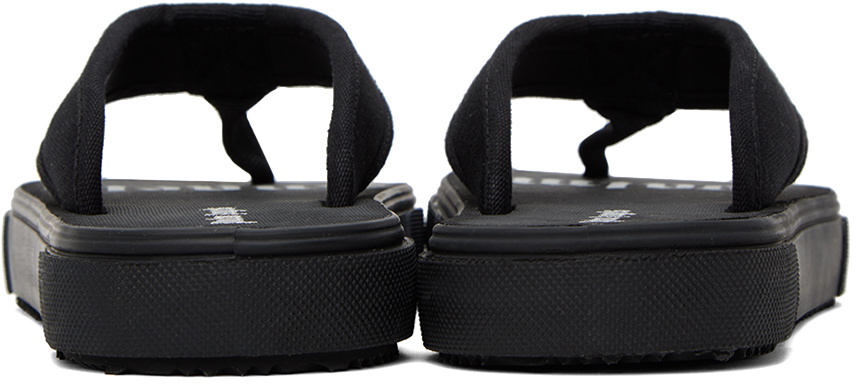 Palm Angels Black Logo Flip Flops Palm Angels display picture 2