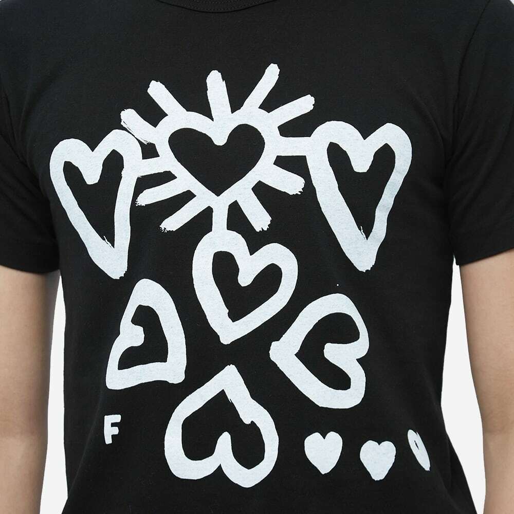 Comme des Garçons Men's CDG Filip Pagowski T-Shirt in Black Comme