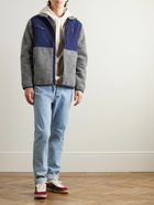 Polo Ralph Lauren - Panelled Fleece and Recycled-Nylon Jacket - Gray