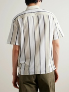 Club Monaco - Striped Lyocell and Cotton-Blend Shirt - Neutrals