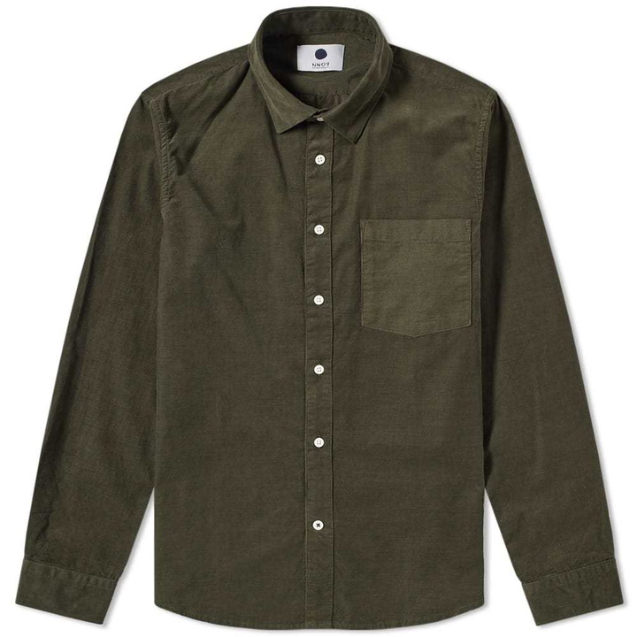 Photo: NN07 Falko Baby Cord Shirt Green