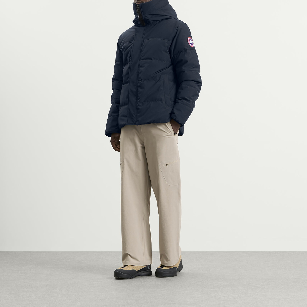 Canada Goose Men's Macmillan Parka Jacket Classic Disc in Atlantic Navy