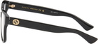 Gucci Black Large Square Acetate Glasses