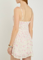 Loveshackfancy Alonna Floral-print Cotton Mini Dress Pink