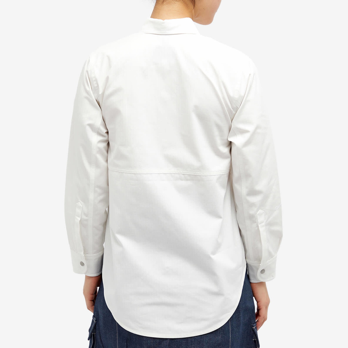 W'menswear Women's Crew Shirt in Off-White