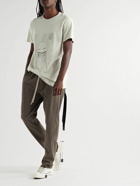 DRKSHDW by Rick Owens - Level Printed Cotton-Jersey T-Shirt - Neutrals