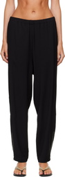 Cordera Black Viscose & Wool Lounge Pants