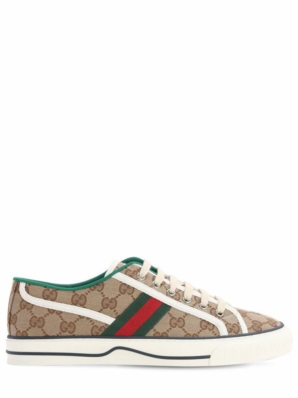 Photo: GUCCI - 10mm Gucci Tennis 1977 Canvas Sneakers