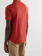 Loro Piana - Cotton-Piqué Polo Shirt - Red