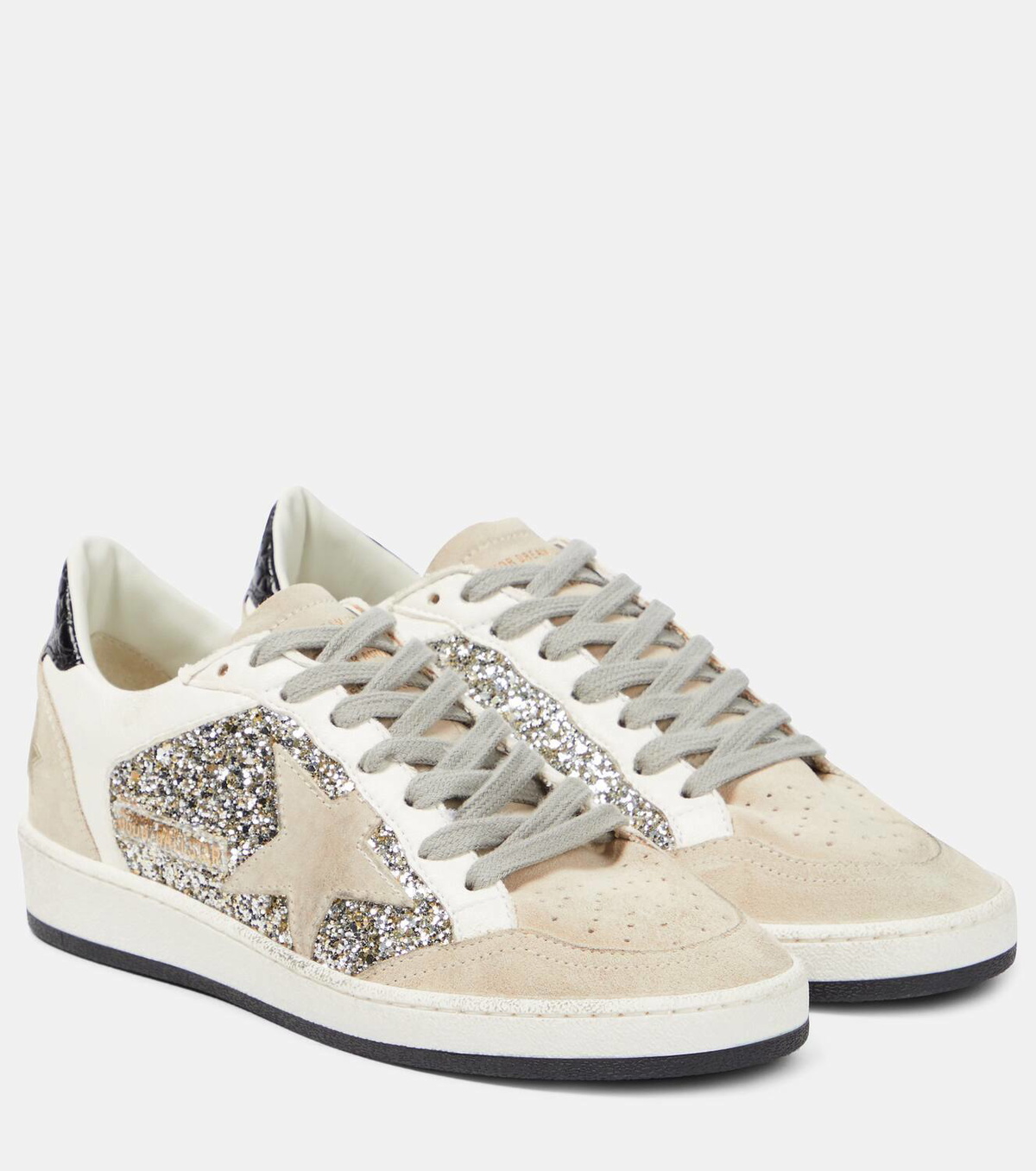 Golden Goose Ball Star glitter leather sneakers Golden Goose