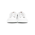 Gianvito Rossi White Leather Low-Top Sneakers