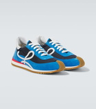 Loewe Flow Runner 2.0 suede-trimmed sneakers