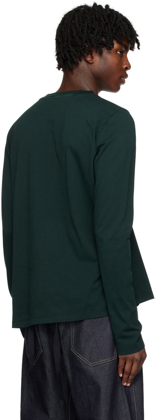Marina Yee Green Tuck Long Sleeve T-shirt