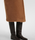 Max Mara Wool and silk teddy coat