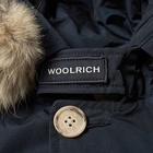 Woolrich Men's Arctic Detachable Fur Parka Jacket in Melton Blue