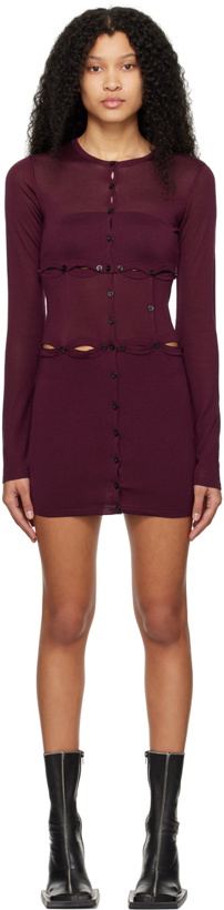 Photo: WYNN HAMLYN Burgundy Laundry Minidress