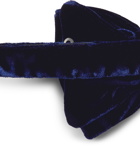 TOM FORD - Pre-Tied Velvet Bow Tie - Men - Navy