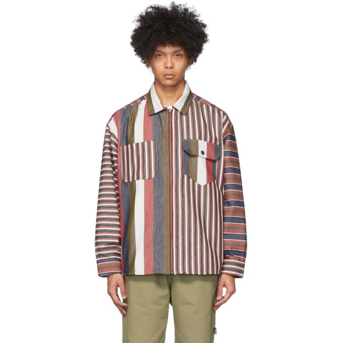 Photo: NAPA by Martine Rose Multicolor Striped Zip Jacket