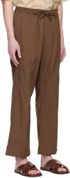 LE17SEPTEMBRE Brown Drawstring Trousers