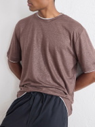 Eleventy - Linen T-Shirt - Brown