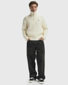 Lacoste KNIT HALF ZIP Beige Mens Pullover