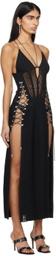 Dion Lee Black Underwire Corset Maxi Dress