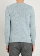 Slowear Crew-neck Cotton-knit Jumper Light Blue