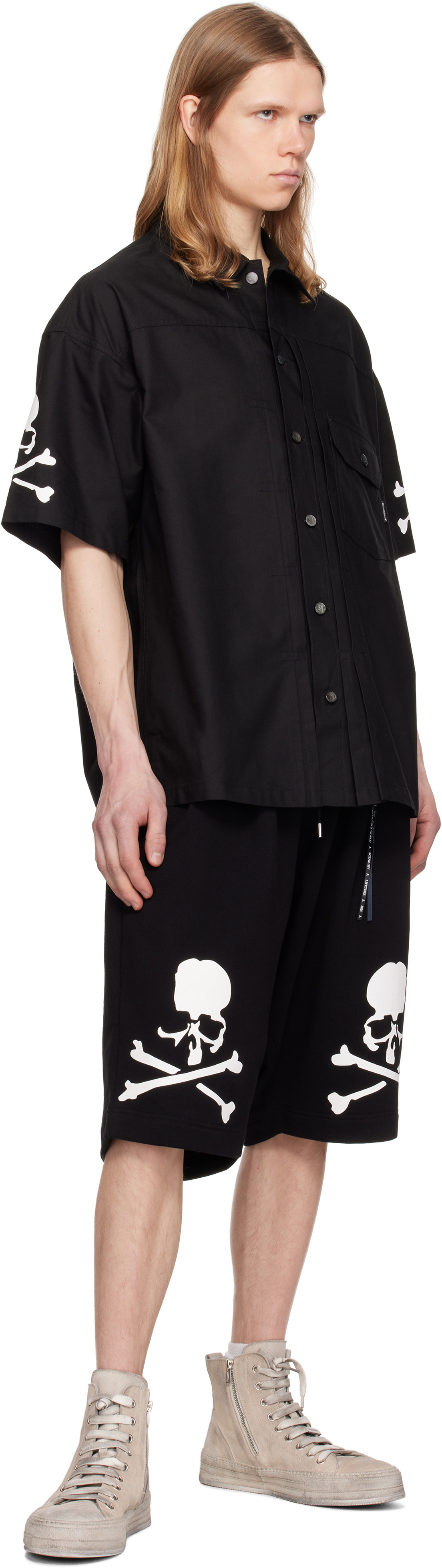 MASTERMIND WORLD Black Oxford Shirt
