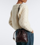 Isabel Marant Silven Mini leather bucket bag