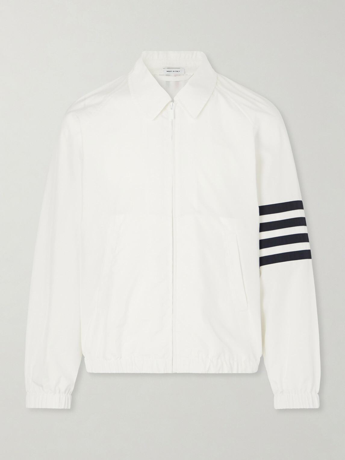 Thom Browne - Striped Ripstop Track Jacket - White