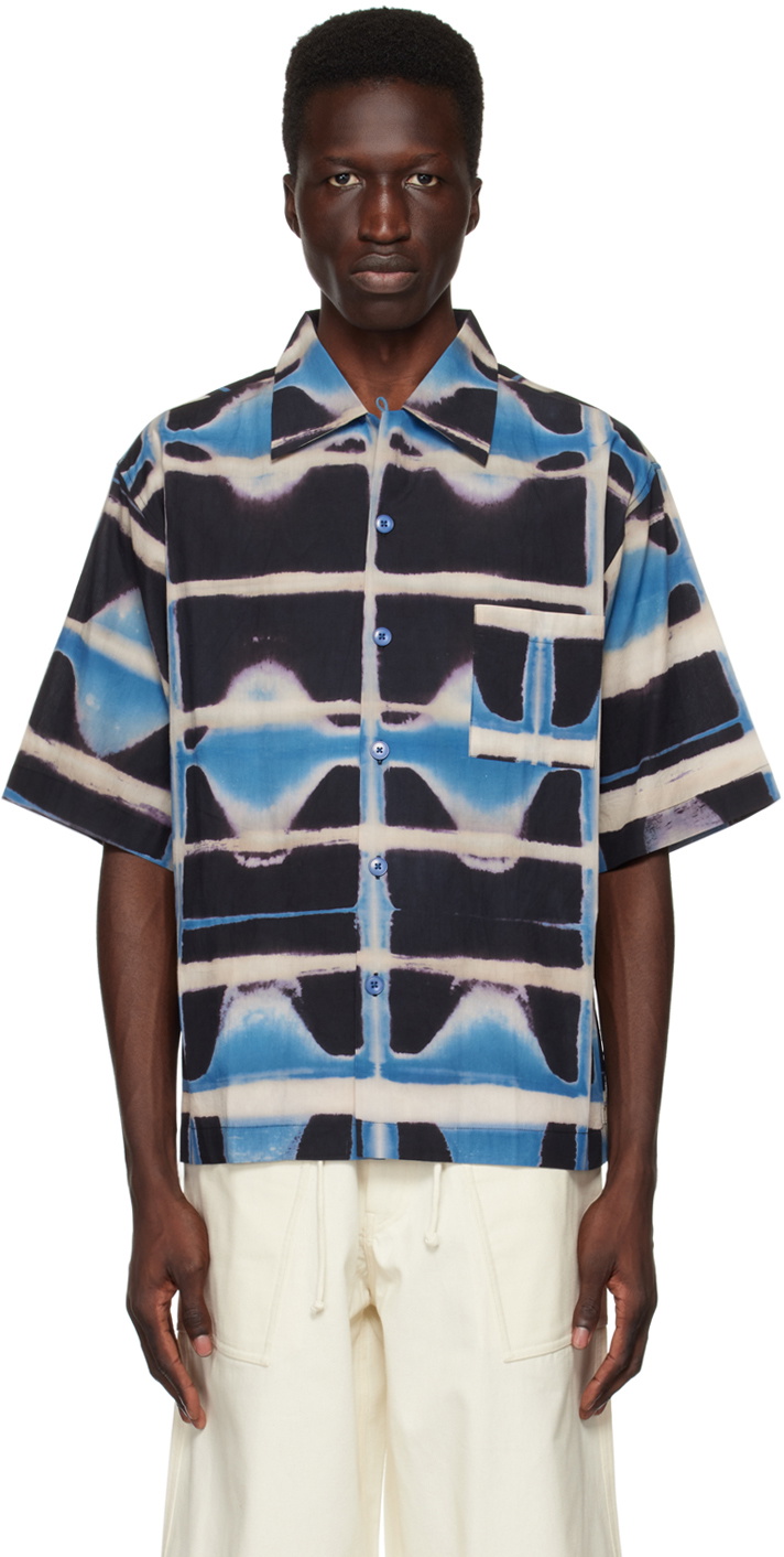 Gentle Fullness Black & Blue Holiday Shirt