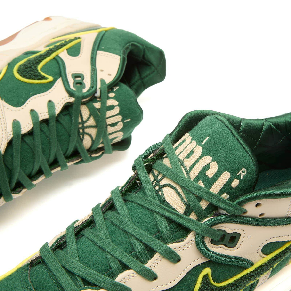 Nike x Nigo Air Force 3 Low SP Sneaker in Forest Green/Oatmeal/Yellow Strike
