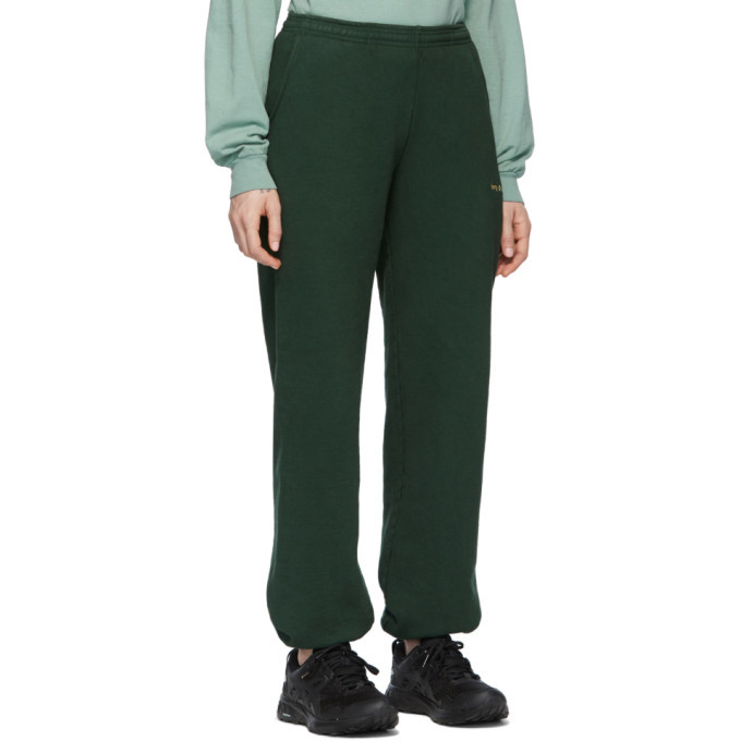 Sporty and Rich Green Classic Logo Lounge Pants Sporty & Rich