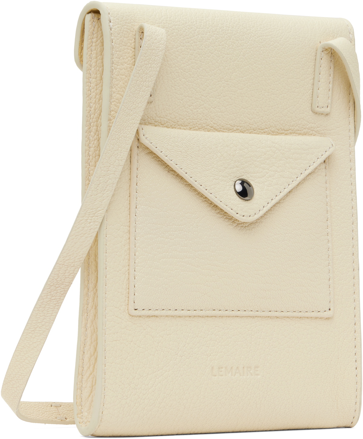 LEMAIRE Off-White Enveloppe Strap Pouch