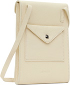 LEMAIRE Off-White Enveloppe Strap Pouch