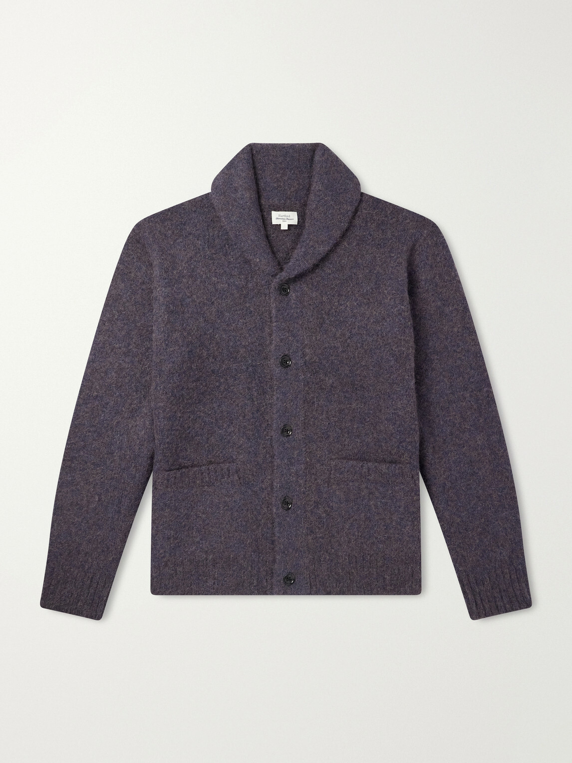 Hartford - Alpaca, Yak, and Wool-Blend Cardigan - Blue