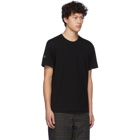 Comme des Garcons Homme Deux Black Eyelet T-Shirt