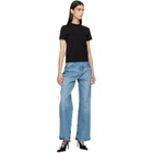 JACQUEMUS Black 'The Gros Grain short-sleeve' T-shirt