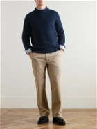 NN07 - Nick 6367 Merino Wool-Blend Mock-Neck Sweater - Blue
